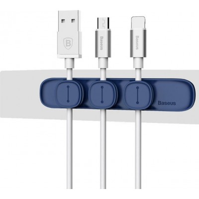 Baseus ACWDJ-03 Clip Cable Organizer Blue